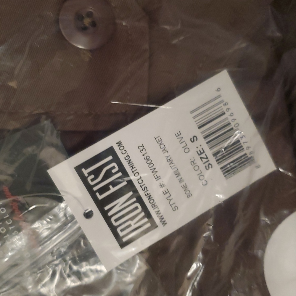 🤩New with tags Iron Fist Bone in Military jacket sizes S & M - Picture 7 of 8